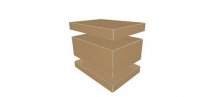 0313 Regular Slotted Container with ES Cover - model