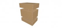 0314 Self Locking Double End Wall Cover Container - model