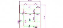 0424 Tray with Self Locking Wall - nakres