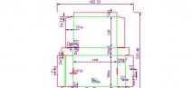 0429 Tray with Self Locking Wall and Hinged Lid - nakres