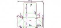 0747 Collapsible Tray with Dust Flaps and Hinged Lid - nakres